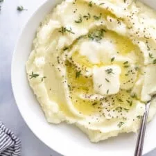 Receta de puré de patatas y coliflor