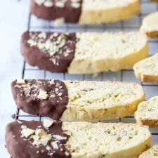Dark Chocolate Almond Biscotti