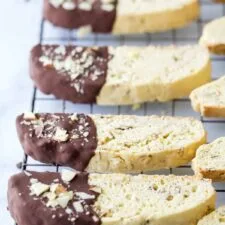 Dark Chocolate Almond Biscotti
