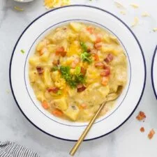 Sopa de patata y puerro