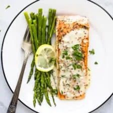 Pan Seared Salmon with Creamy Dijon Sauce