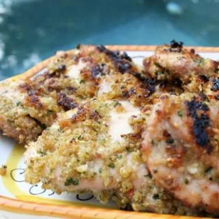 Muslos de pollo a la parrilla