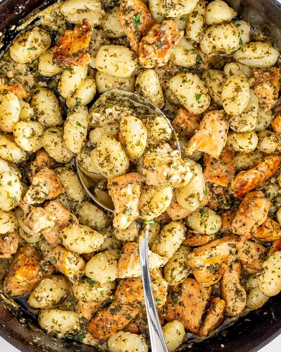 Garlic Butter Chicken Gnocchi