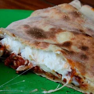 Sausage And Eggplant Calzone