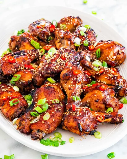 Alitas de pollo chinas pegajosas