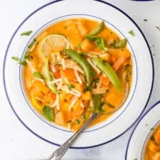 Thai Noodle Soup With Vegetables