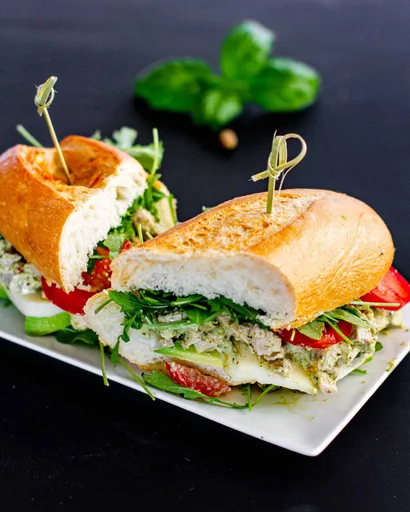 Sándwich de pavo sobrante