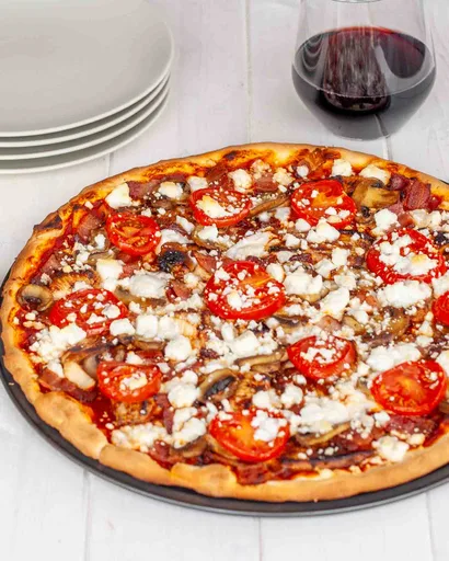 Pizza de Pollo BBQ y Feta