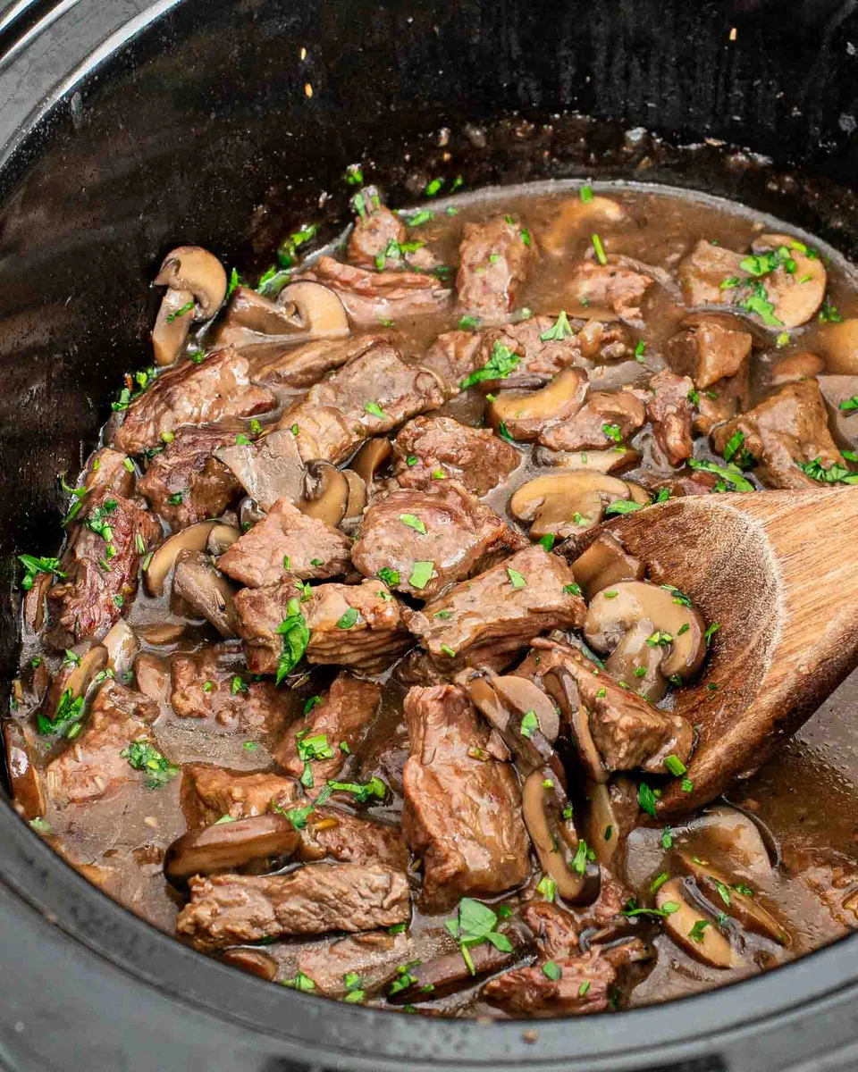 Steak et sauce à la mijoteuse