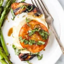 Grilled Caprese Balsamic Chicken