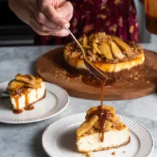 Caramel Apple Cheesecake