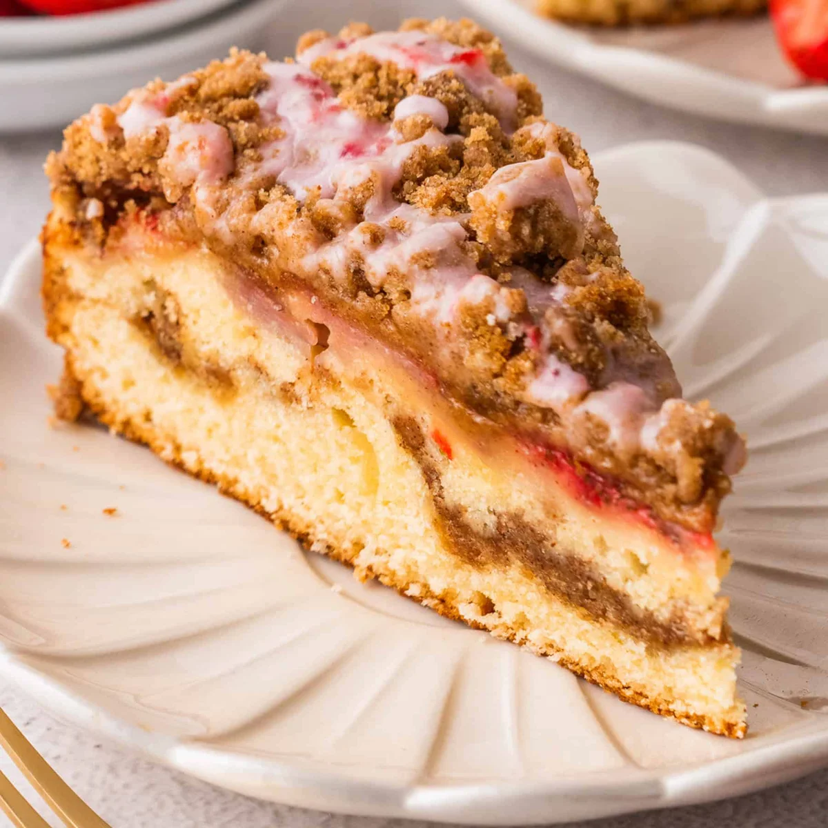 Strawberry Coffee Cake