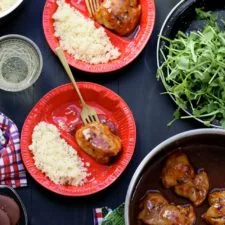 Apricot Balsamic Chicken Dinner