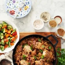 One-Pot Baharat Chicken and Rice