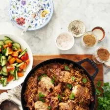 One-Pot Baharat Chicken and Rice