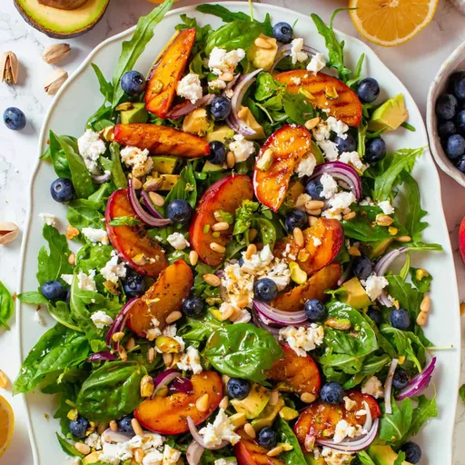 Grilled Peach Salad