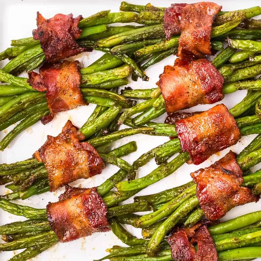 Green Beans Wrapped in Bacon