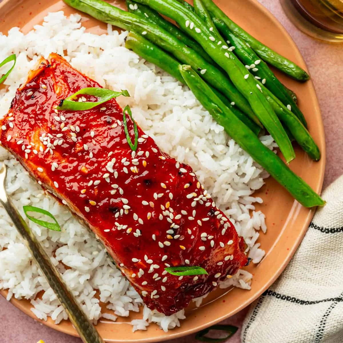 Spicy Gochujang Salmon (Korean-Inspired)