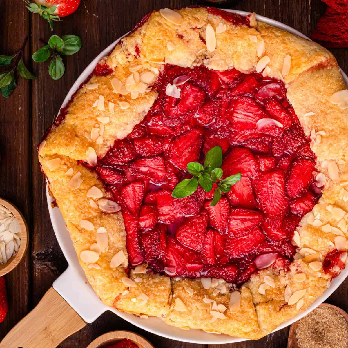 Strawberry Galette