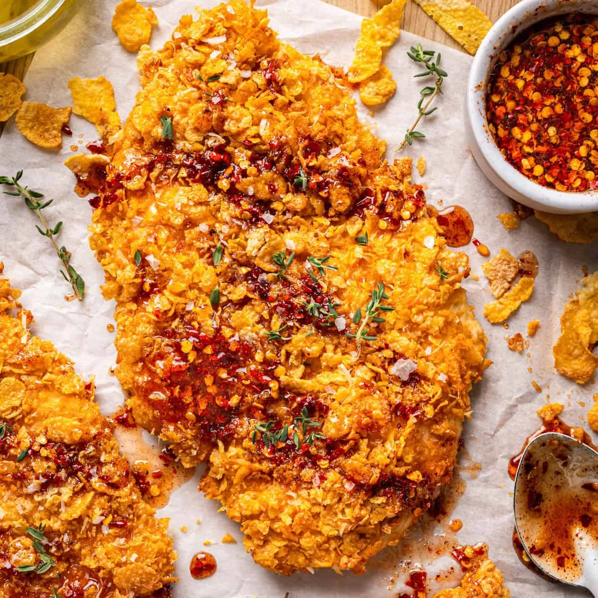 Crispy Baked Hot Honey Chicken (No Frying!)