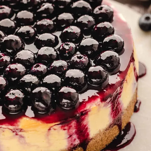 Blueberry Cheesecake (Make-Ahead Party Dessert)