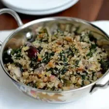 Vendhaya keerai / fenugreek stir-fry