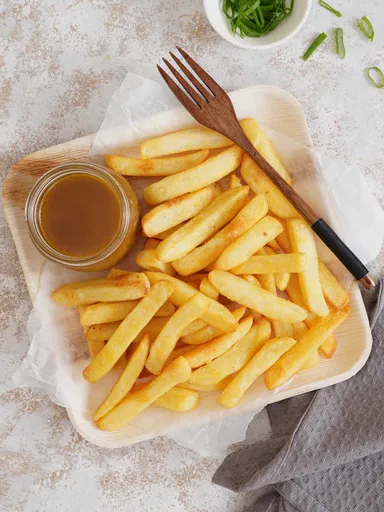 Chinese Chips with Curry Sauce