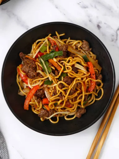 Chow Mein de ternera fácil
