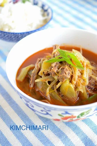 Yukgaejang - Korean spicy beef soup