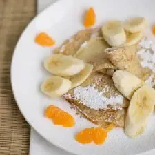 Crepes de Nutella con mantequilla tostada