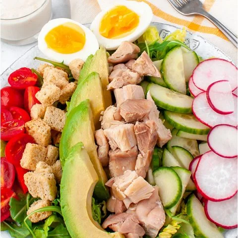 Chicken Caesar Cobb Salad