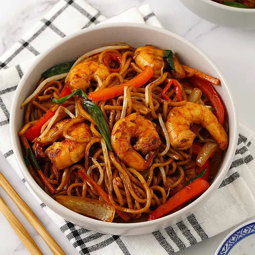 Chow Mein de langostinos