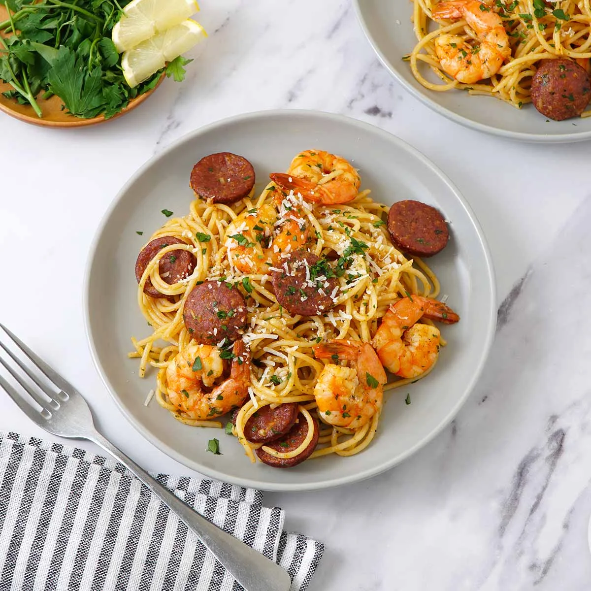 Prawn and Chorizo Pasta