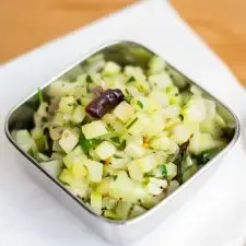 Chow Chow Poriyal / Salteado Vegano de Chayota