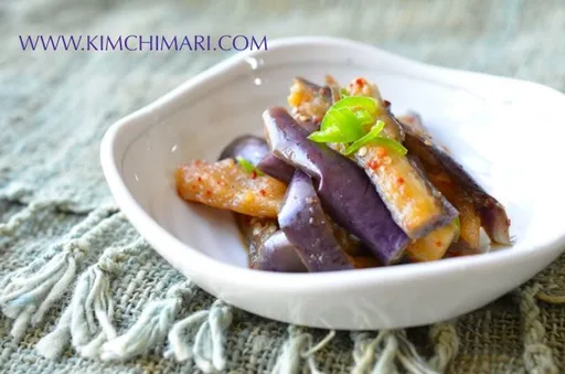 Steamed Eggplant Side Dish (Gaji Namul)