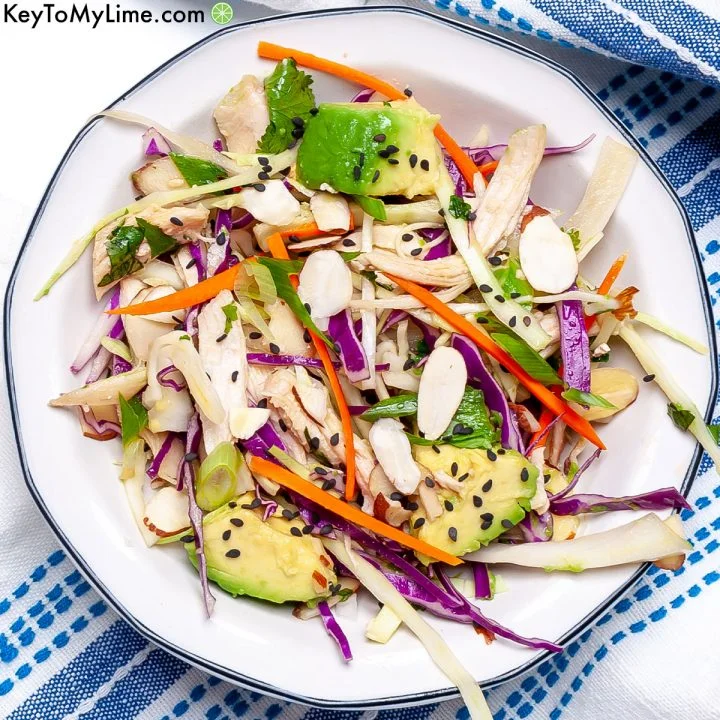 Ensalada de pollo al sésamo