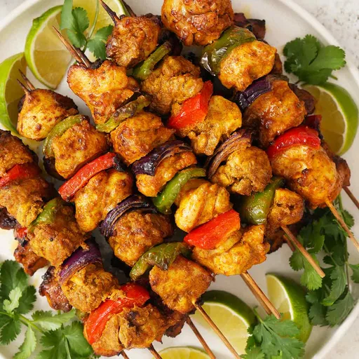 Brochetas de pollo