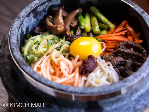 Dolsot Bibimbap (Korean Stone Pot Rice Bowl)