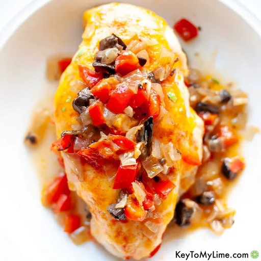 Pollo con pimientos