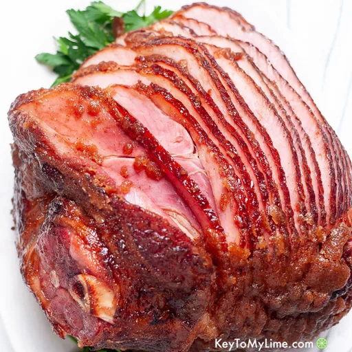Receta de jamón glaseado con miel al estilo imitador