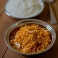 Patatas fritas al estilo Andhra - Aloo gadda fry
