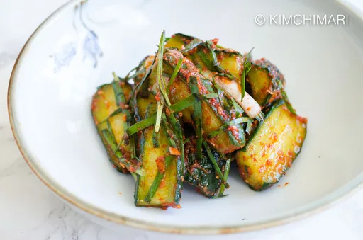 Kimchi de pepino (Oi Kimchi)