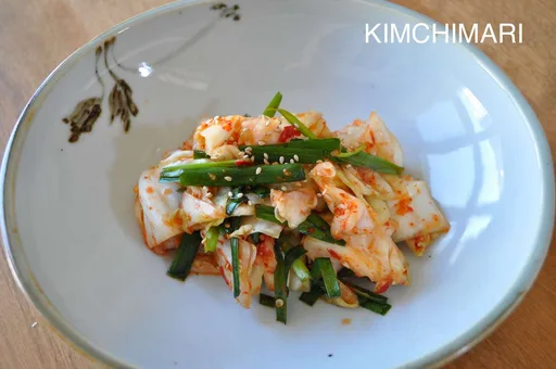 Kimchi de repollo verde