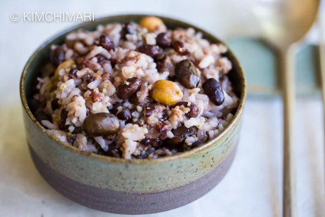 Korean Multigrain Rice (Japgokbap or Ogokbap)