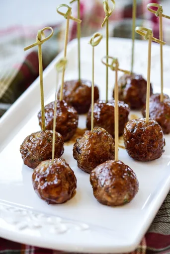 Glazed Korean Meatballs