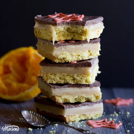 Chocolate Orange Caramel Shortbread Recipe