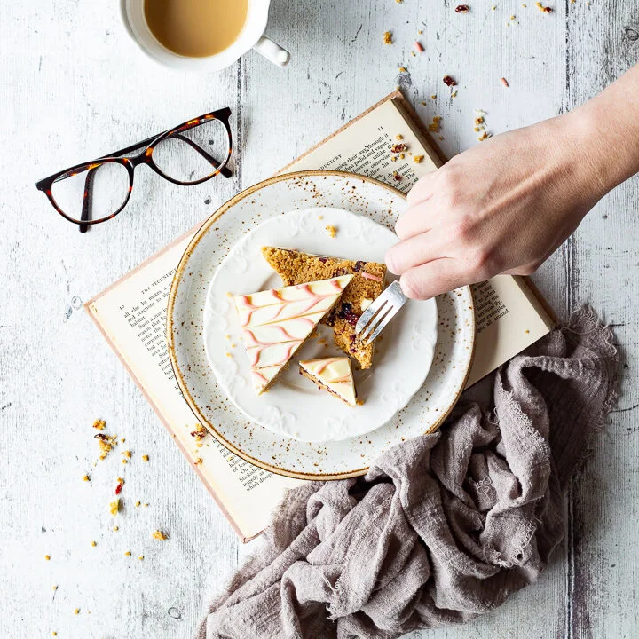 Cranberry White Chocolate Tiffin Recipe