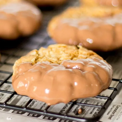 Receta fácil de galletas de avena y chocolate caseras