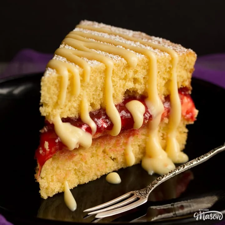 Rhubarb and Custard Cake Recipe