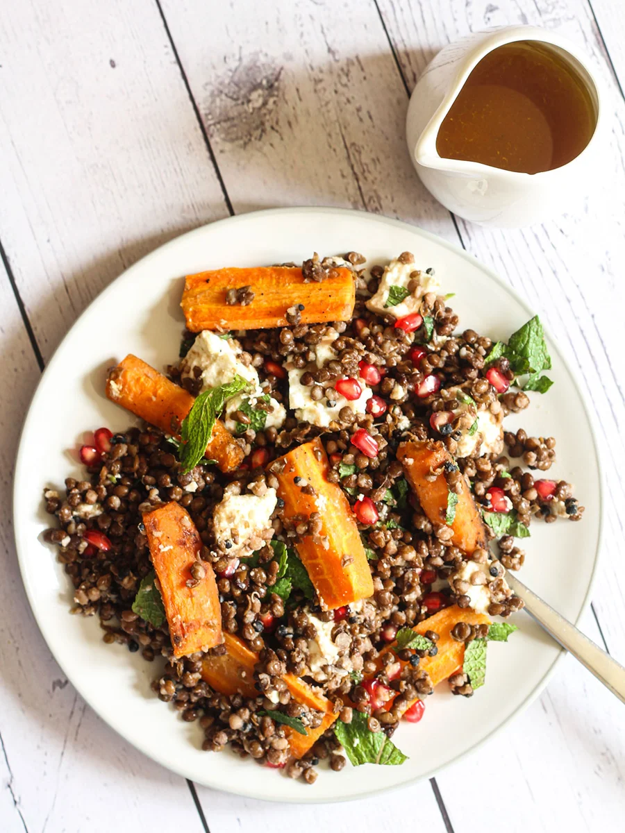 Black Beluga Lentil Salad